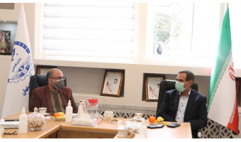 دیدار رئیس سازمان جهاد دانشگاهی تهران و هیئت همراه با رئیس جهاد دانشگاهی واحد صنعتی اصفهان